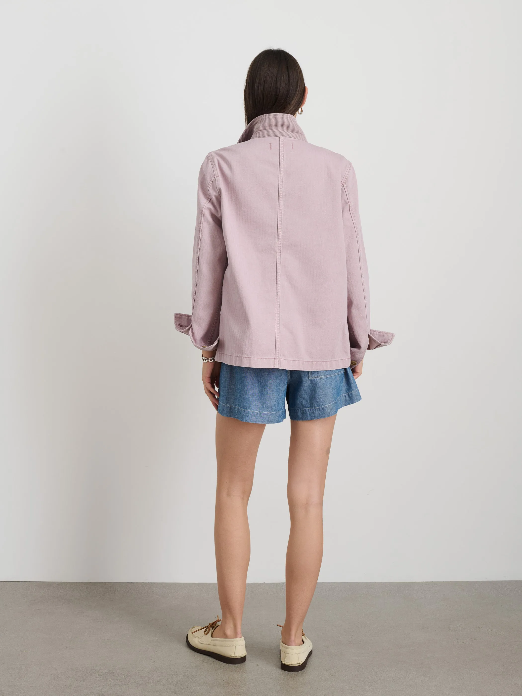 Britt Work Jacket in Herringbone